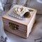 Shabby Chic**Altered Wooden Trinket Box**Outside View