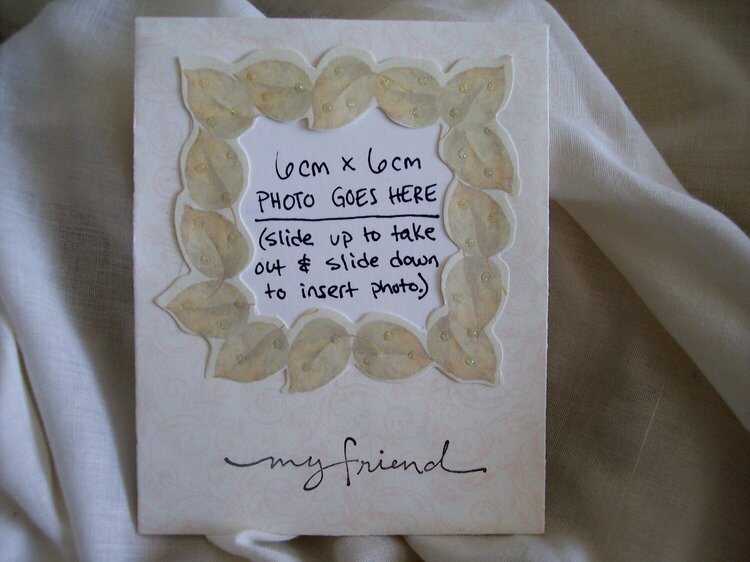 Personalized &quot;My Friend&quot; Card