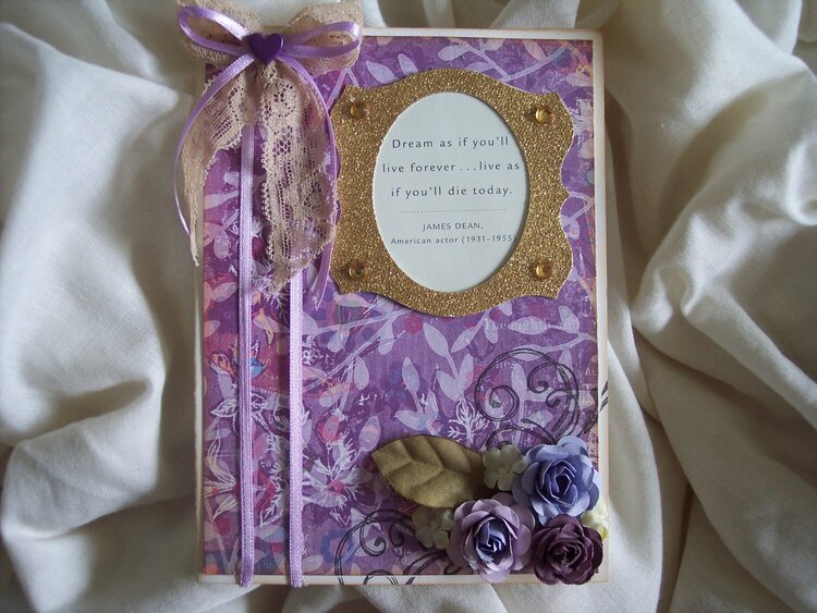 Purple Chic**Homemade Card