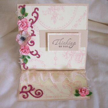 Shabby Chic**Easel Card