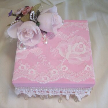 Shabby Chic**Altered Box*Top View