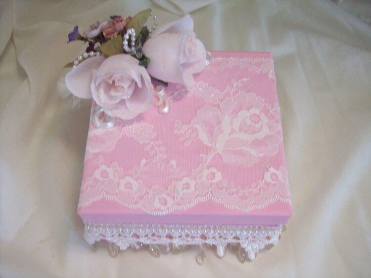 Shabby Chic**Altered Box*Top View