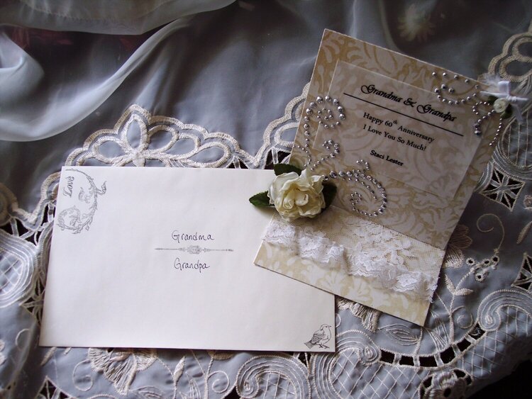 Shabby Chic**Wedding Anniversary Card