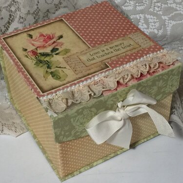 Shabby Chic**Altered Box - Side View