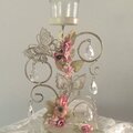 Shabby Chic**Altered Candle Holder