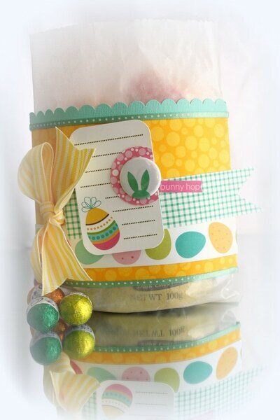 Easter gift bag *Greatest View* buttons