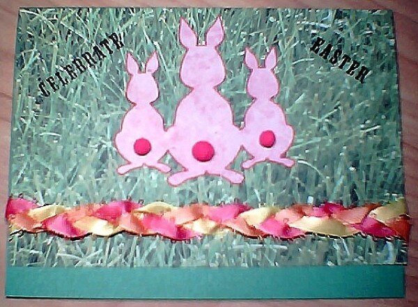 Braided Ribbon Easter Bunnies