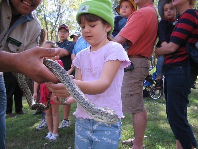 She&#039;s always loved snakes
