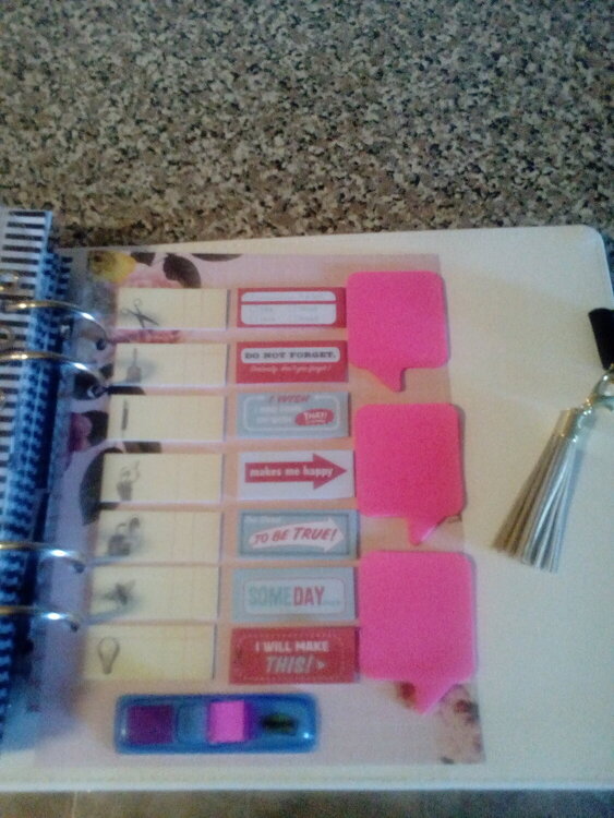 Sticky note&#039;s for my planner