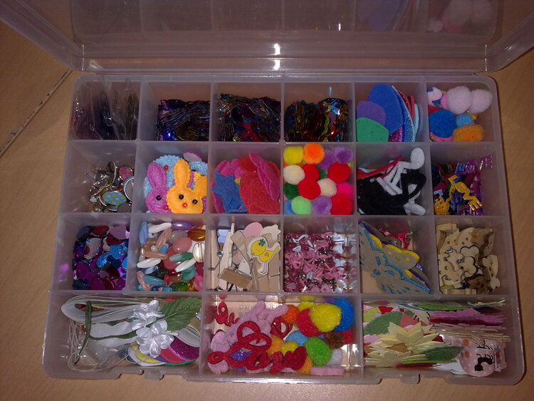my new crafts box!!!