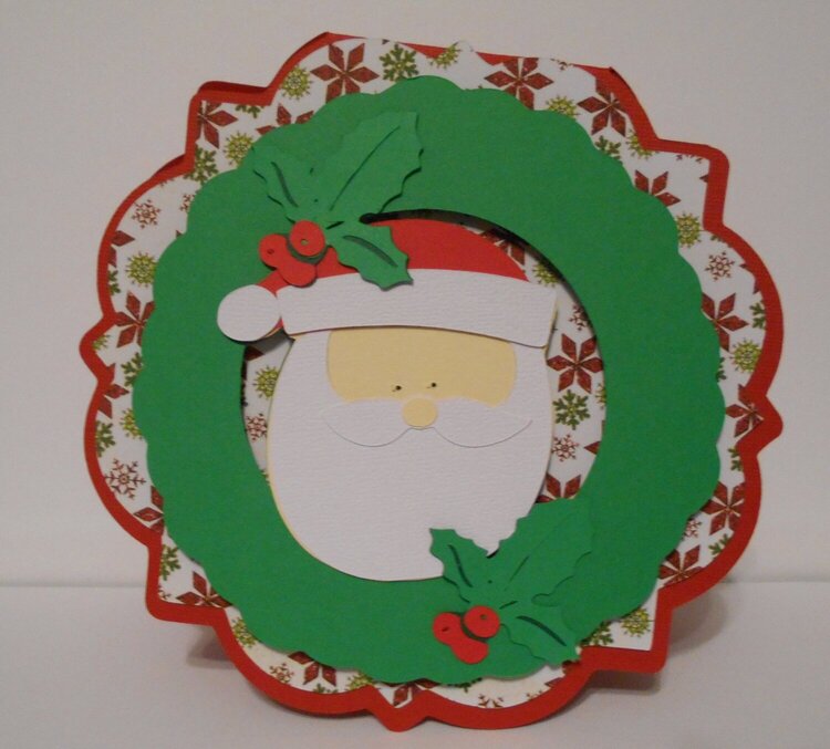 Santa Wreath