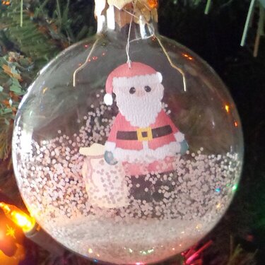 Santa in ornament