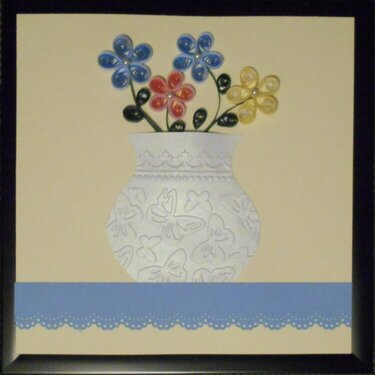 Framed Quilled project