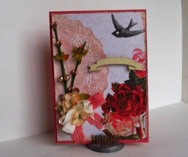 Untitled Card *Swirlydoos Rose Bouquet June Kit*