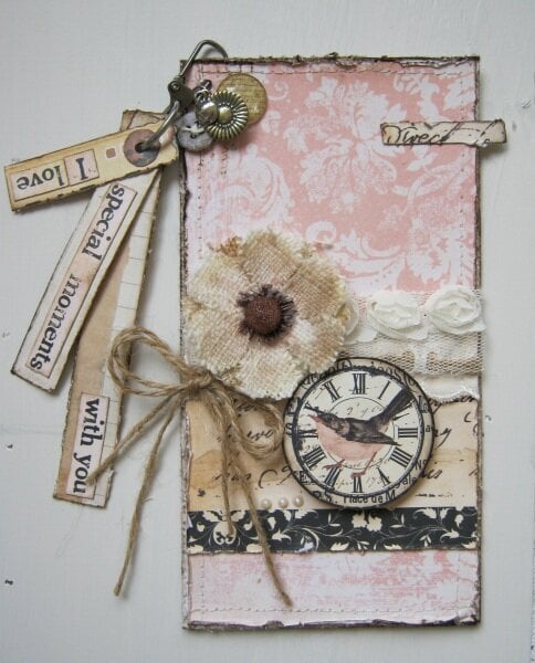 Word dangle card