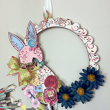 {easter wreath}