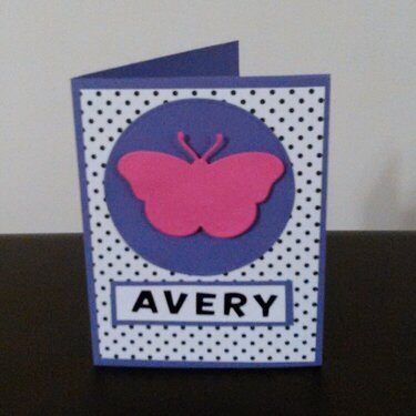 Just an everyday butterfly card.