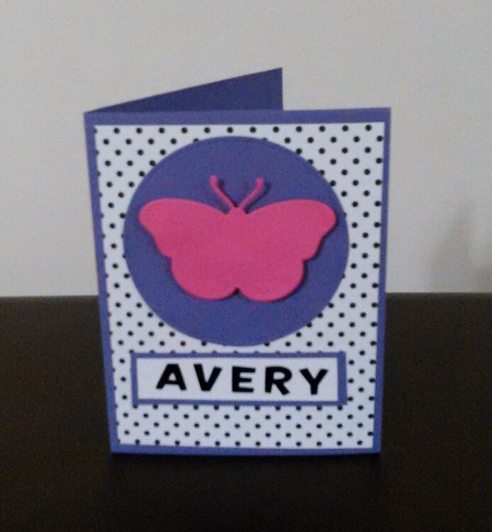 Just an everyday butterfly card.