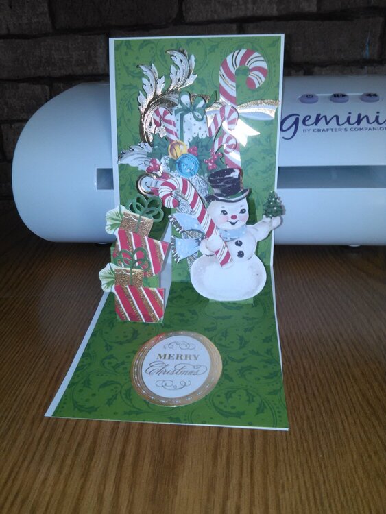 Christmas pop-up card