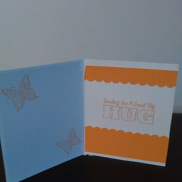 Inside of my &quot;Hello Sunshine&quot; card.