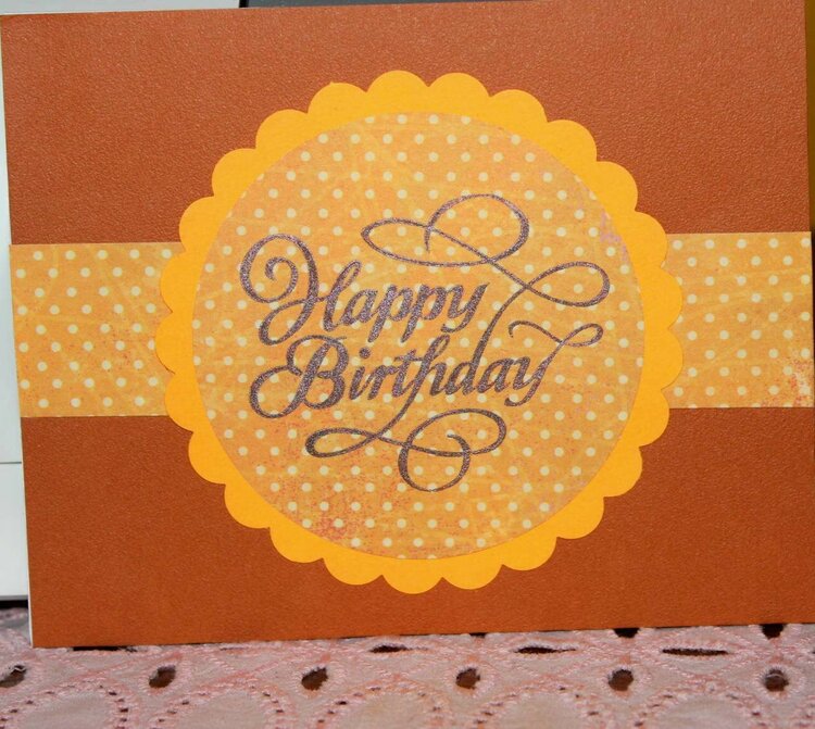 Happy Birthday Card for OWH