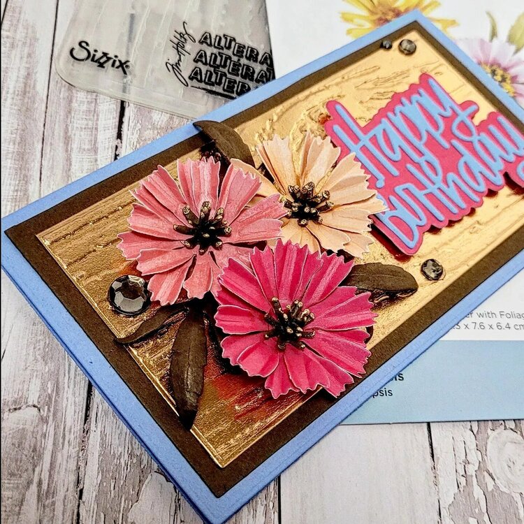 3D Flower Birthday Card
