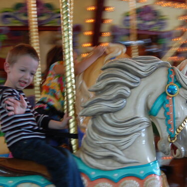 Alex&#039;s 1st ride all by himself!