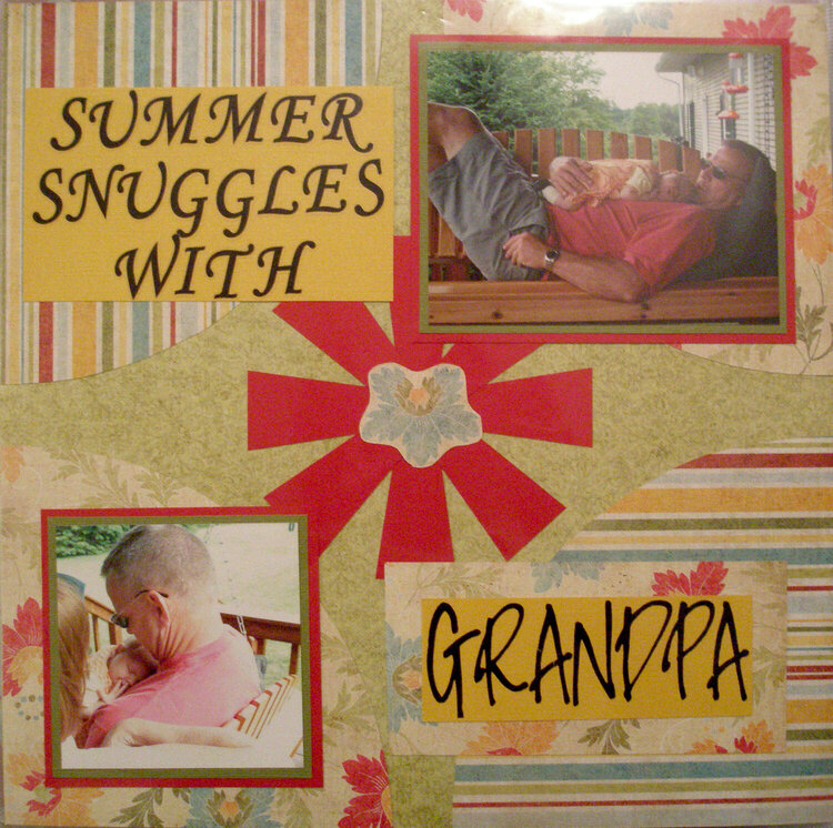 Summer Snuggles with Grandpa