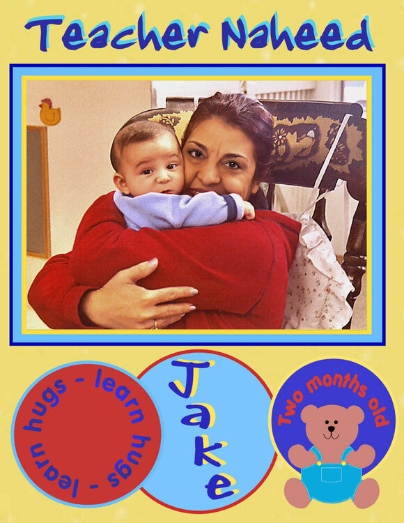 Jake -Teacher Naheed Hugs