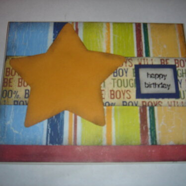 Happy Birthday boy card