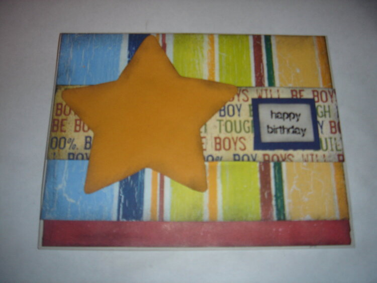 Happy Birthday boy card