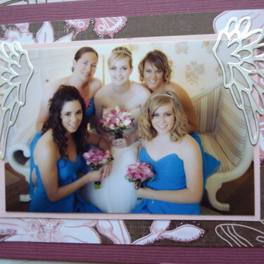Close up of page in photo box