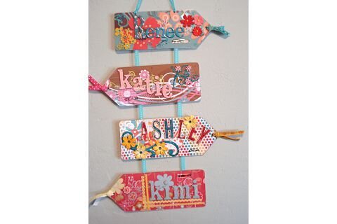 Hanging Name plaques