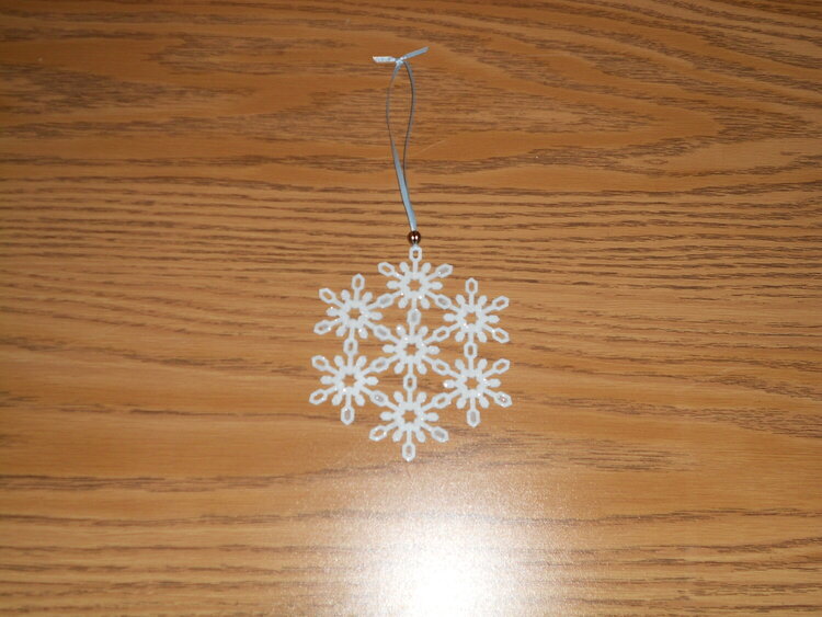 SNOWFLAKE PUNCH ORNAMENT