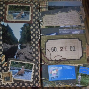 Vermont &quot;not so mini&quot; album - page 9 &amp; 10 with inserts
