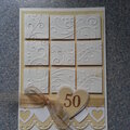50th anniversary card