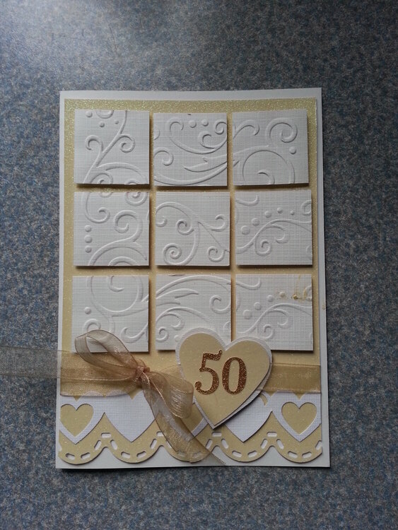 50th anniversary card