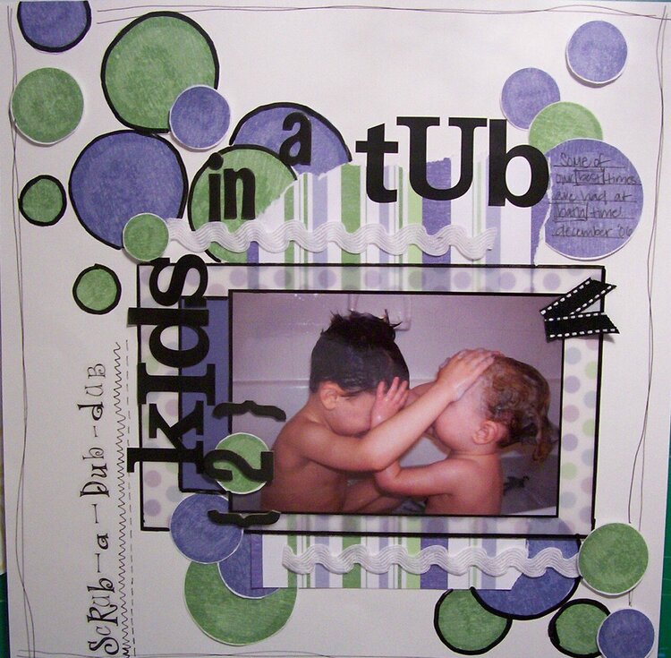 Scrub-a-dub-dub 2 Kids in a Tub