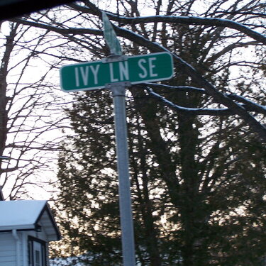 19. Street Sign (8 pts)