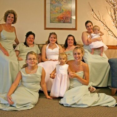 bridesmaids fun shot