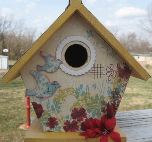 Altered bird house