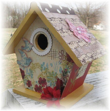 Altered bird house