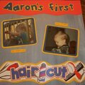 Aaron's first haircut
