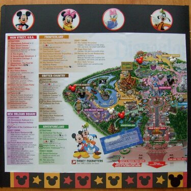 Disney Map Left
