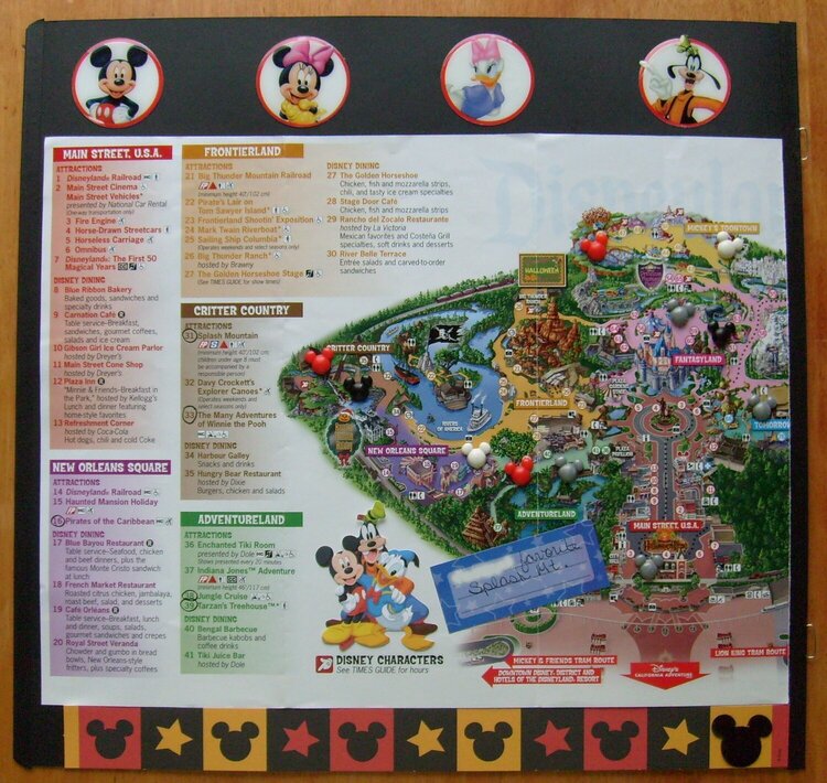 Disney Map Left