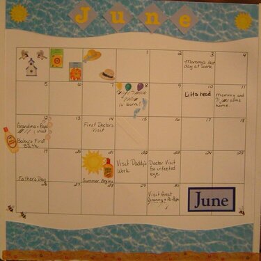 Calendar Page June