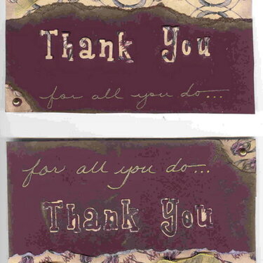 Secretary&#039;s Day Cards--M and G