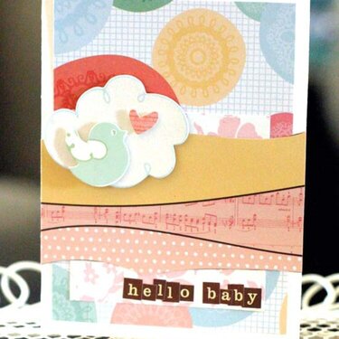 hello baby card