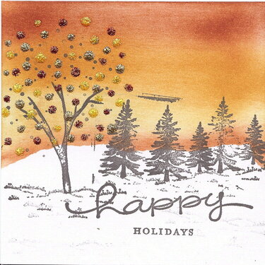 Holiday card-HAPPY HOLIDAYS