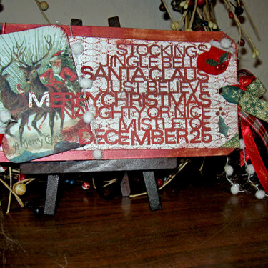 &quot;Swirlydoos 25 Tags of Christmas Tag #4 - Reindeer&quot;